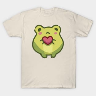 Cute frog with heart T-Shirt